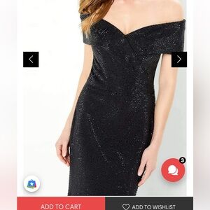 Montage by Mon Cheri Elegant Black Strapless Gown